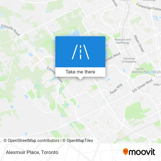 Alexmuir Place map