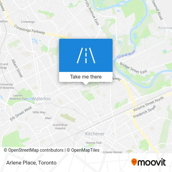 Arlene Place map