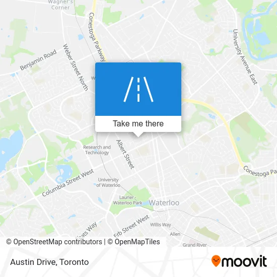 Austin Drive map