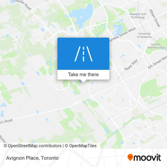 Avignon Place map