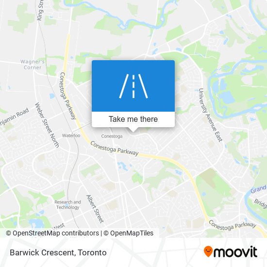 Barwick Crescent map