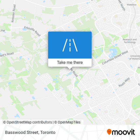 Basswood Street map