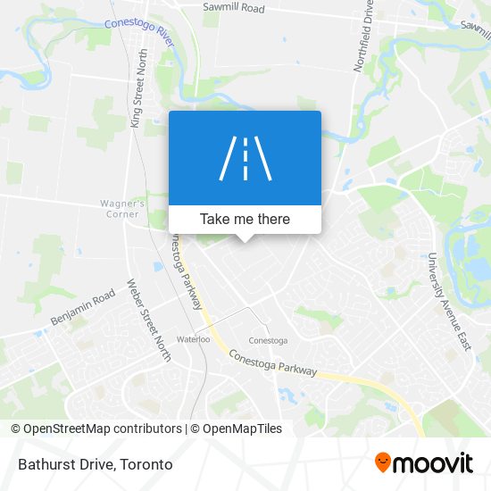 Bathurst Drive map