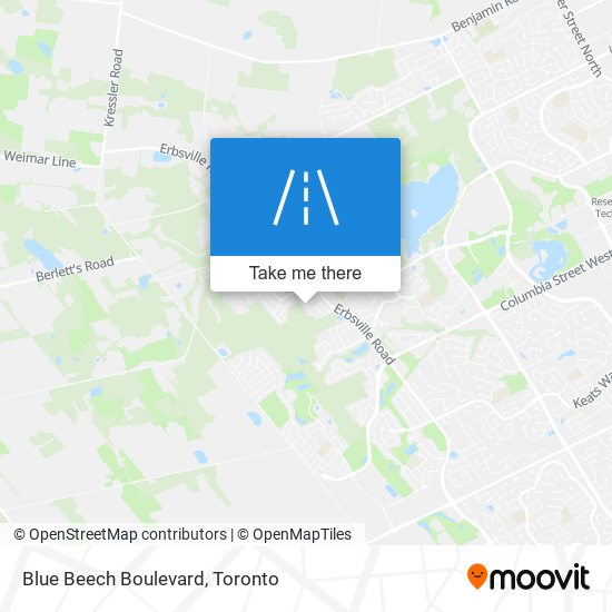 Blue Beech Boulevard map