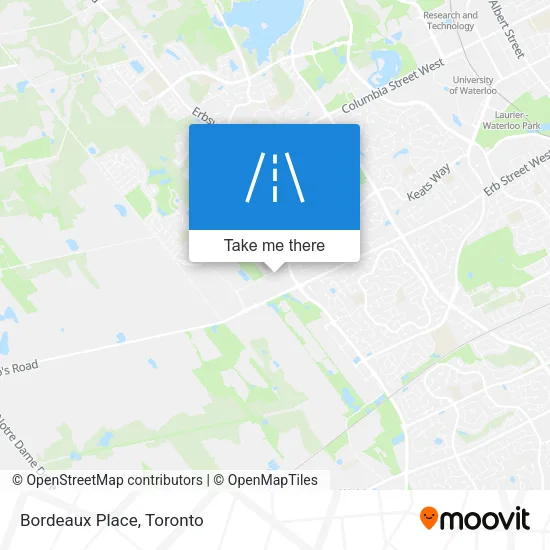 Bordeaux Place map