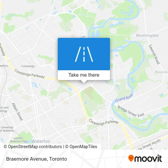 Braemore Avenue map
