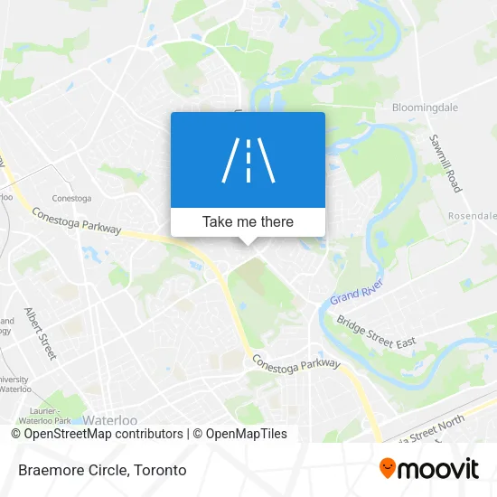 Braemore Circle map