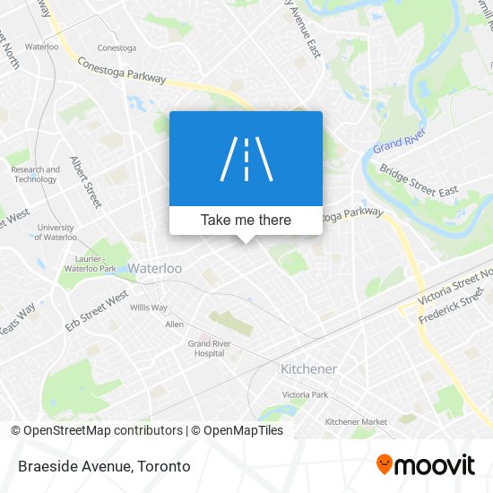 Braeside Avenue map