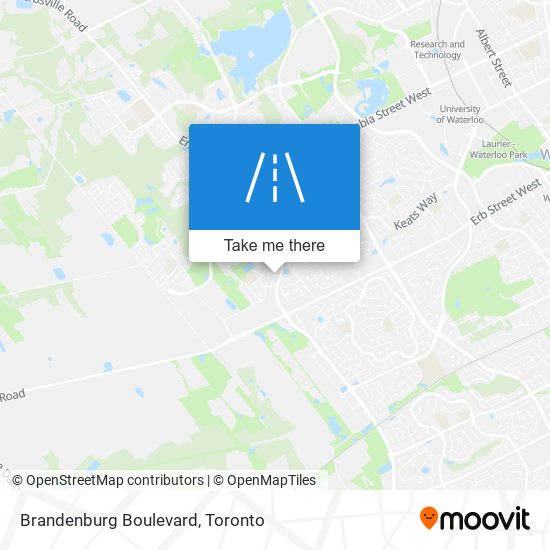 Brandenburg Boulevard map