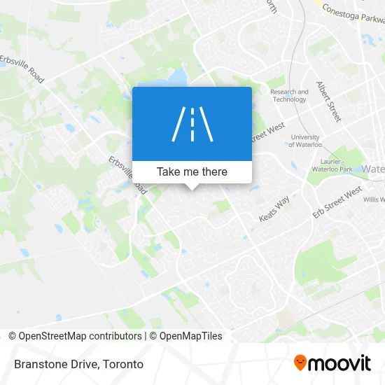 Branstone Drive map