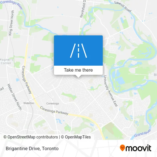 Brigantine Drive map