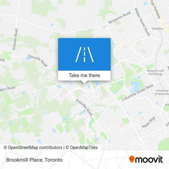 Brookmill Place map
