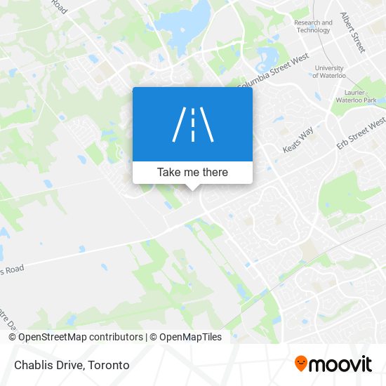 Chablis Drive map