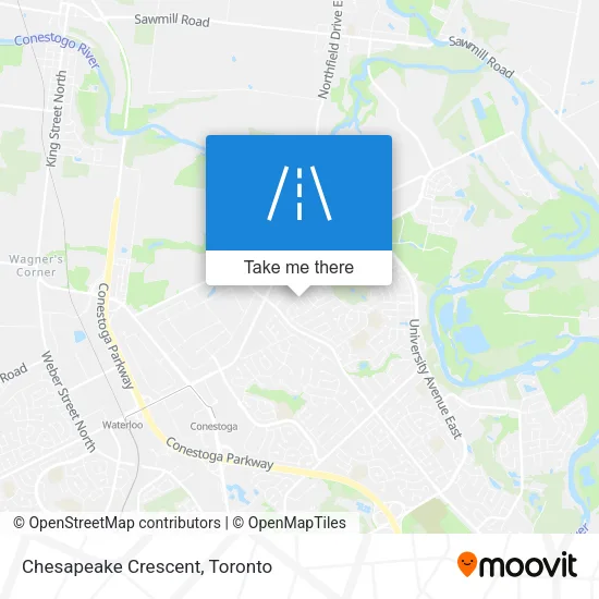 Chesapeake Crescent map