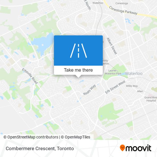 Combermere Crescent map