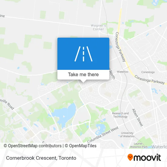 Cornerbrook Crescent map