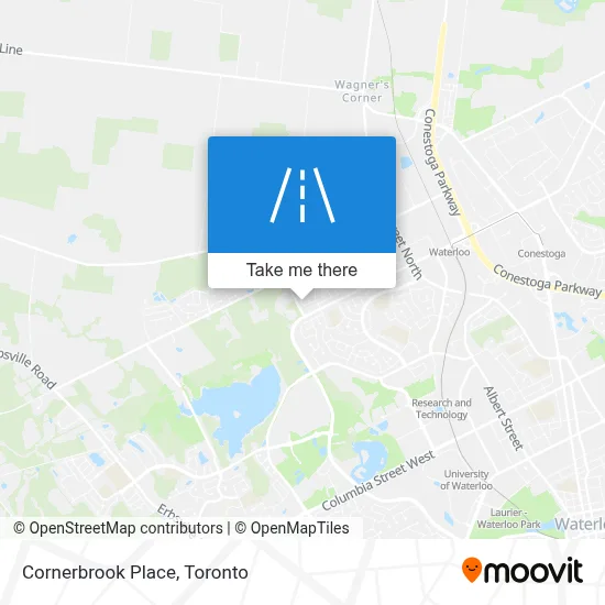 Cornerbrook Place map