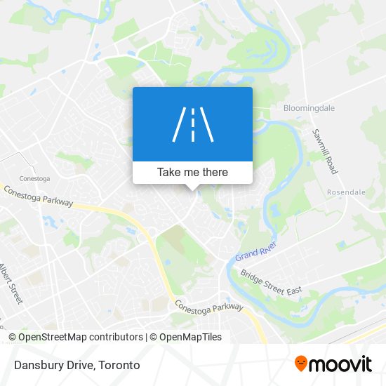 Dansbury Drive map