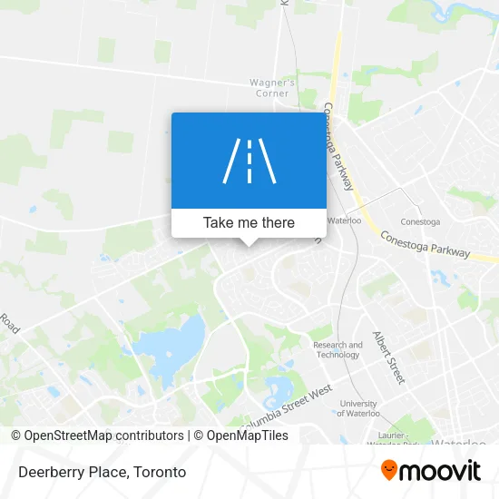 Deerberry Place map