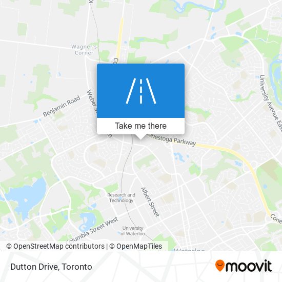 Dutton Drive map