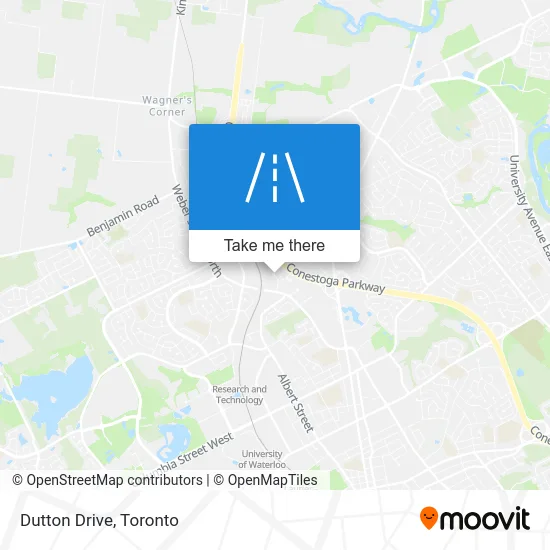 Dutton Drive map
