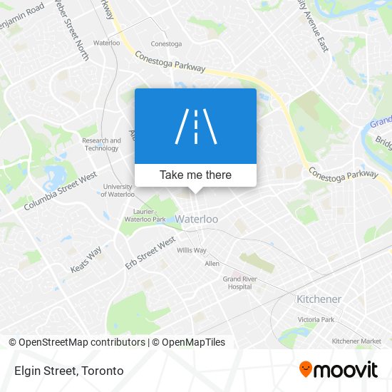 Elgin Street map