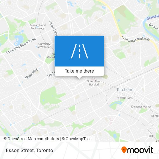 Esson Street map