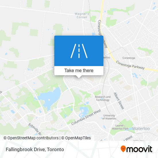 Fallingbrook Drive map