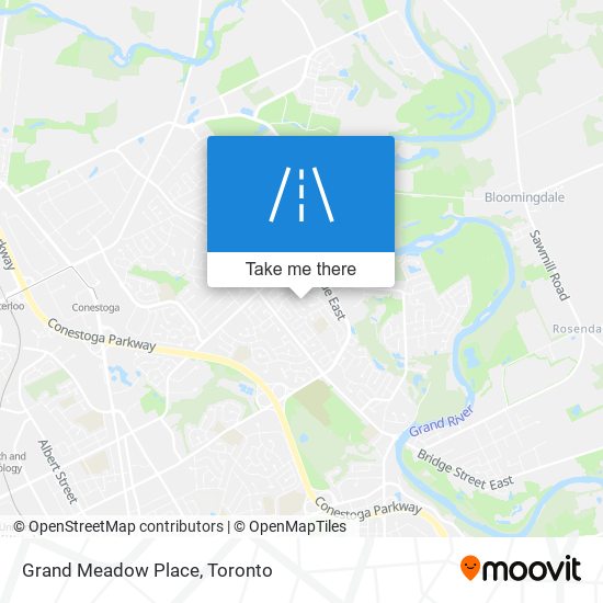 Grand Meadow Place map