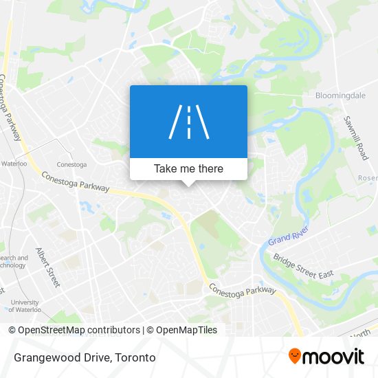 Grangewood Drive map