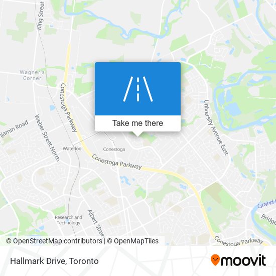 Hallmark Drive map