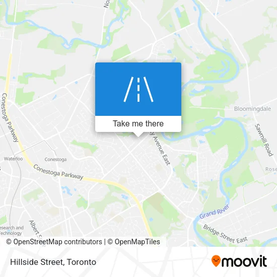 Hillside Street map