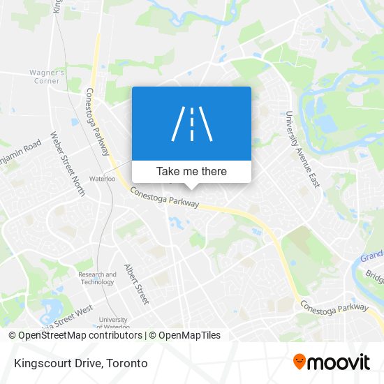 Kingscourt Drive map