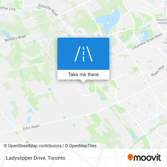 Ladyslipper Drive map