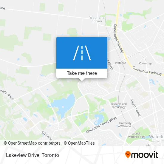 Lakeview Drive map