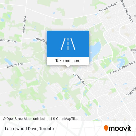 Laurelwood Drive map