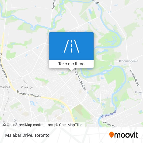 Malabar Drive map