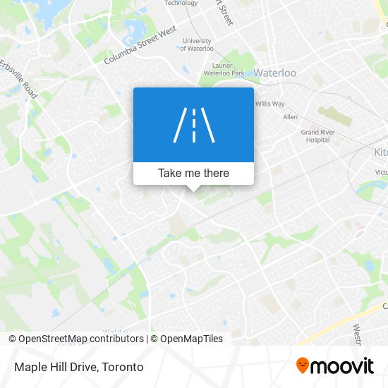 Maple Hill Drive map