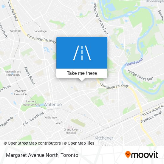 Margaret Avenue North map