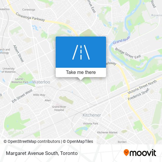 Margaret Avenue South map