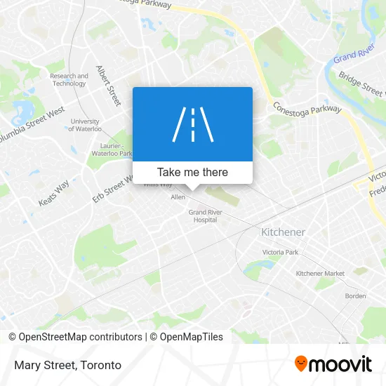Mary Street map