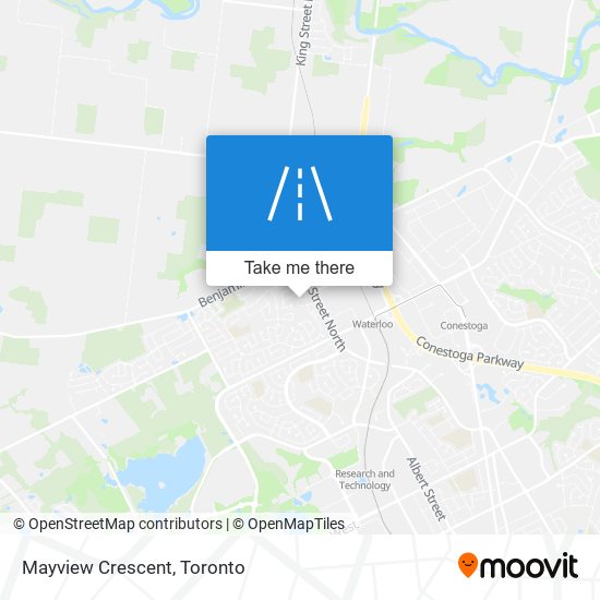 Mayview Crescent map