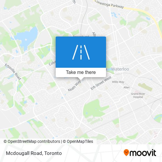 Mcdougall Road map