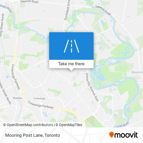 Mooring Post Lane map