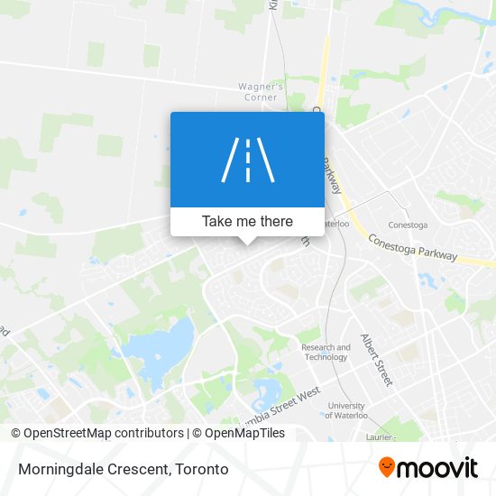 Morningdale Crescent map