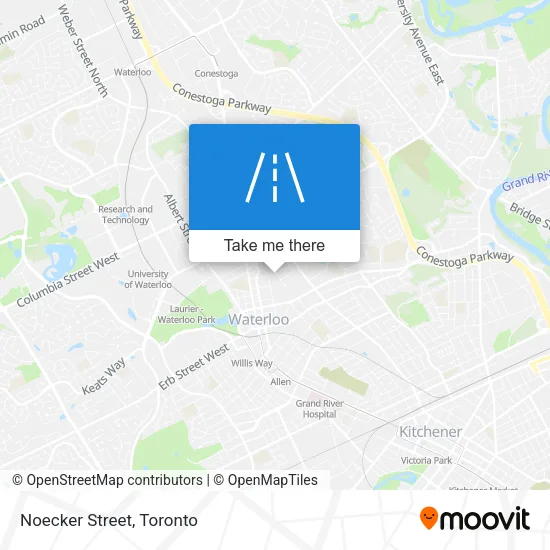 Noecker Street map