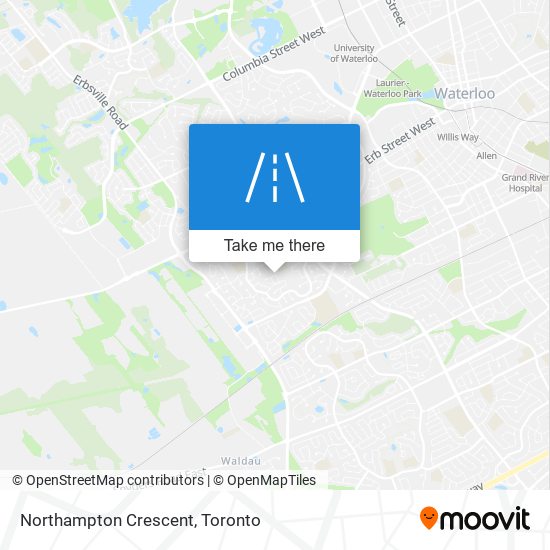 Northampton Crescent map