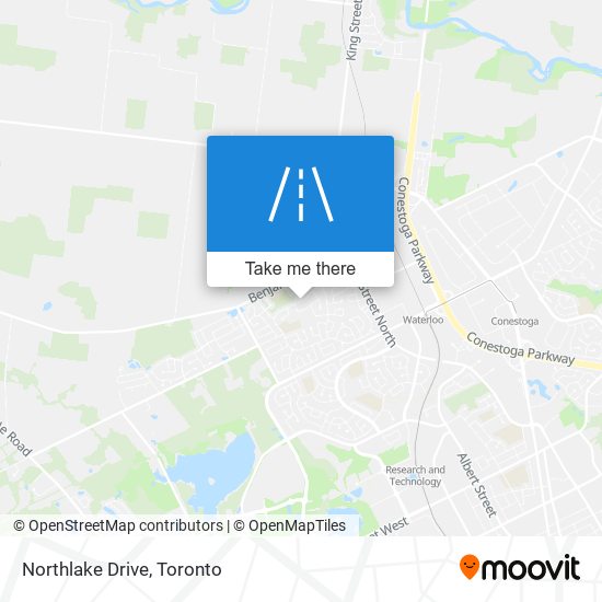 Northlake Drive map