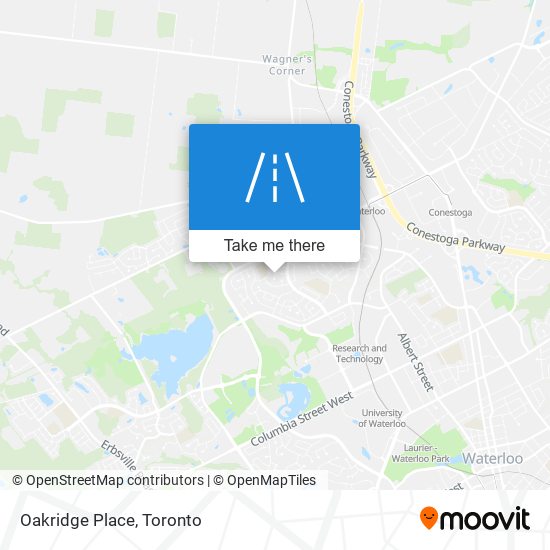 Oakridge Place map