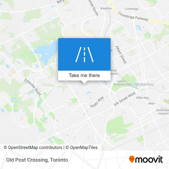 Old Post Crossing map